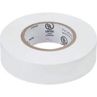 Electrical Tape, 19 mm (3/4") x 18 M (60'), White, 7 mils FMT Sales Ltd