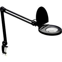 Adjustable Magnifier Lamp, 3 Diopter, LED Light, 47" Arm, C-Clamp, Black FMT Sales Ltd
