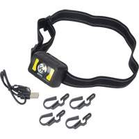 Headlamp, LED, 350 Lumens, 2 Hrs. Run Time, Rechargeable Batteries FMT Sales Ltd