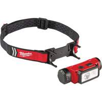 REDLITHIUM USB Hardhat Headlamp, LED, 600 Lumens, 5 Hrs. Run Time, Rechargeable Batteries FMT Sales Ltd
