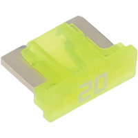 Fusible &agrave; lames pour automobiles LP de la s&eacute;rie MINI, Cartouche, 20 A, 58 V FMT Sales Ltd