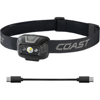 FL20R Dual Colour Wide Angle Flood Headlamp, LED, 520 Lumens, 2.5 Hrs. Run Time, Rechargeable Batteries FMT Sales Ltd