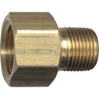 Adaptateur de tuyau, FPT x NPT, 1/4" x 1/8" dia., Laiton FMT Sales Ltd