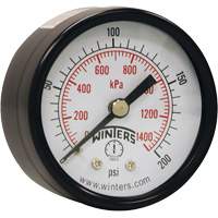 Manom&egrave;tre &eacute;conomique,  2", 0 - 200 psi, Fixation arri&egrave;re, Analogique FMT Sales Ltd